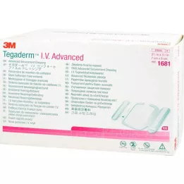 TEGADERM 3M I.V. Advanced Fixation V.7x8 cm 1681, 100 pz