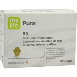 MYLIFE Strisce reattive per la glicemia Pura, 50 pz