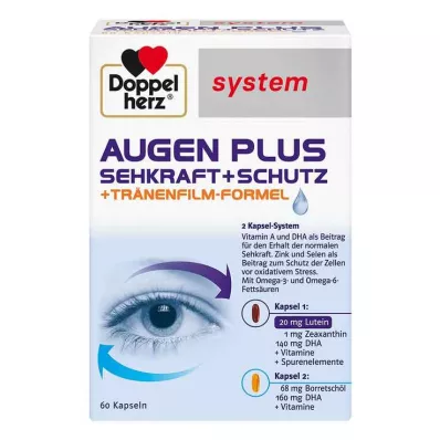 DOPPELHERZ Capsule Eyes plus vision+protection system, 60 pezzi