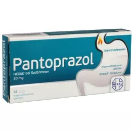 PANTOPRAZOL HEXAL b.Bruciore di stomaco compresse rivestite con enterici, 14 pz