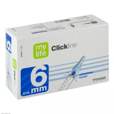 MYLIFE Aghi per penna Clickfine 6 mm 31 G, 100 pz