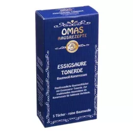 ESSIGSAURE TONERDE Impacchi di cotone, 5 pezzi