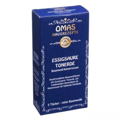 ESSIGSAURE TONERDE Impacchi di cotone, 5 pezzi ESSIGSAURE TONERDE Impacchi di cotone, 5 pezzi