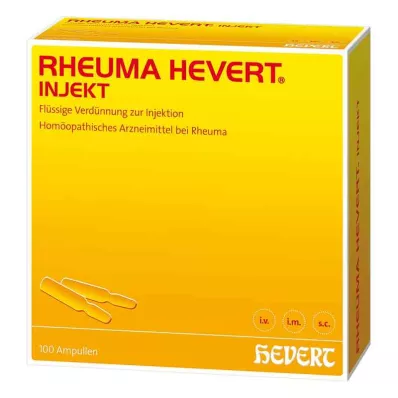 RHEUMA HEVERT fiale per iniezioni, 100X2 ml RHEUMA HEVERT fiale per iniezioni, 100X2 ml