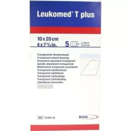 LEUKOMED transp.plus cerotti sterili 10x20 cm, 5 pz