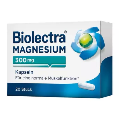 BIOLECTRA Magnesio capsule da 300 mg, 20 pz