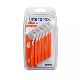 INTERPROX più pastiglie interdentali super micro arancioni, 6 pezzi