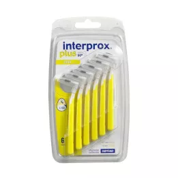 INTERPROX più mini spazzolino interdentale giallo, 6 pezzi