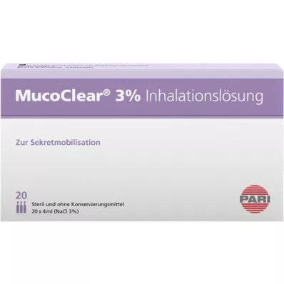 MUCOCLEAR Soluzione inalatoria di NaCl al 3%, 20X4 ml