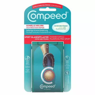 COMPEED Cerotto per vesciche sotto i piedi, 5 pezzi