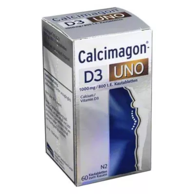 CALCIMAGON D3 Uno compresse masticabili, 60 pezzi