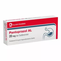PANTOPRAZOL AL 20 mg per bruciore di stomaco compresse rivestite con enterici, 7 pz
