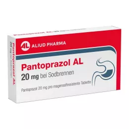 PANTOPRAZOL AL 20 mg per bruciore di stomaco compresse rivestite con enterici, 14 pz