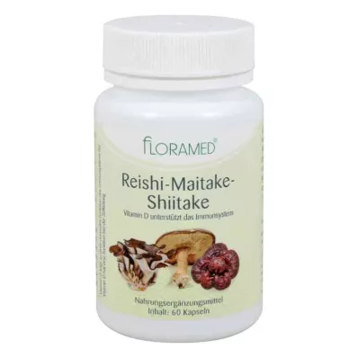 REISHI-MAITAKE-Capsule di shitake utili per la salute delle cellule, 60 pz