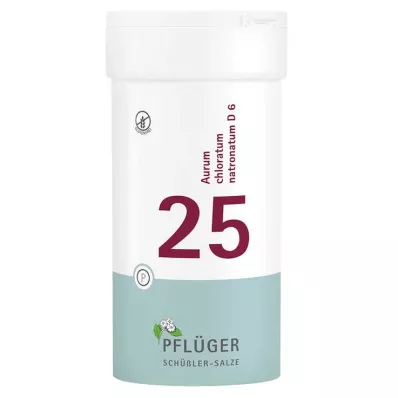 Biochimica Pflueger 25 Aurum chromatum sodico D 6 compresse, 400 pz