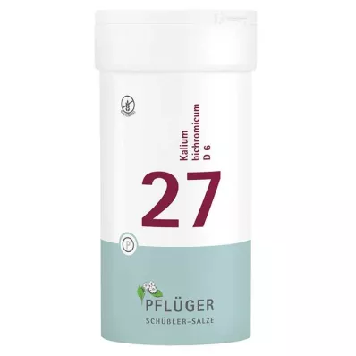 Biochimica Pflueger 27 Kalium bichromicum D 6 compresse, 400 pz Biochimica Pflueger 27 Kalium bichromicum D 6 compresse, 400 pz