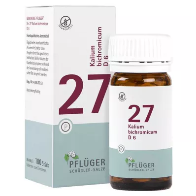 Biochimica Pflueger 27 Kalium bichromicum D 6 compresse, 100 pz