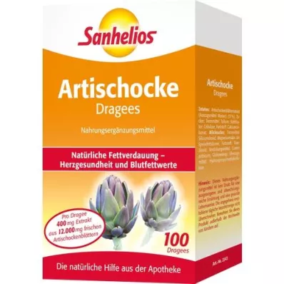 SANHELIOS Compresse rivestite di carciofo, 100 capsule