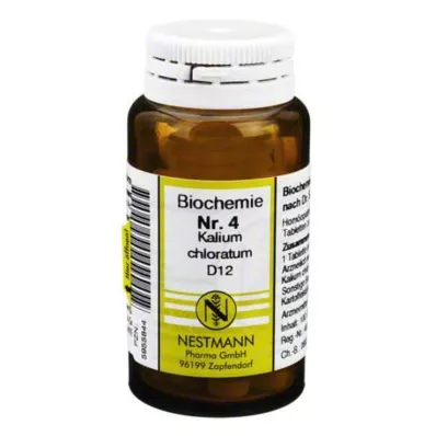 BIOCHEMIE 4 Kalium chloratum D 12 compresse, 100 pz