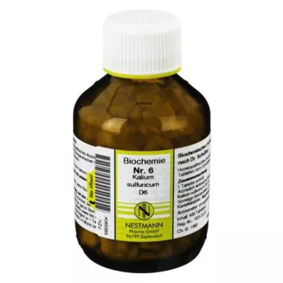 BIOCHEMIE 6 Kalium sulphuricum D 6 compresse, 400 pz BIOCHEMIE 6 Kalium sulphuricum D 6 compresse, 400 pz