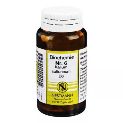 BIOCHEMIE 6 Kalium sulphuricum D 6 compresse, 100 pz BIOCHEMIE 6 Kalium sulphuricum D 6 compresse, 100 pz