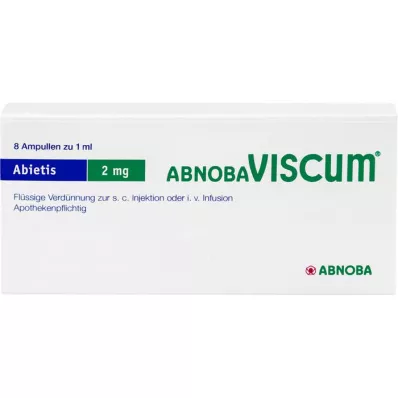 ABNOBAVISCUM Abietis 2 mg fiale, 8 pz