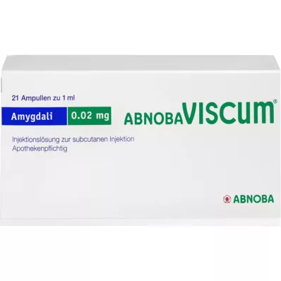 ABNOBAVISCUM Amigdali 0,02 mg fiale, 21 pz