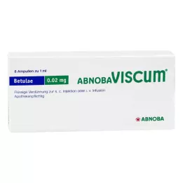 ABNOBAVISCUM Betulae 0,02 mg in fiale, 8 pz