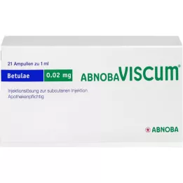 ABNOBAVISCUM Betulae 0,02 mg in fiale, 21 pz