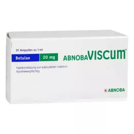 ABNOBAVISCUM Betulae 20 mg fiale, 21 pz