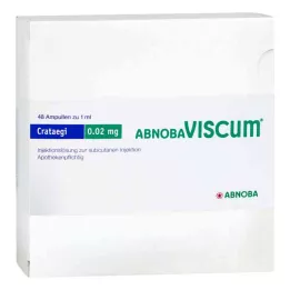 ABNOBAVISCUM Crataegi 0,02 mg fiale, 48 pz