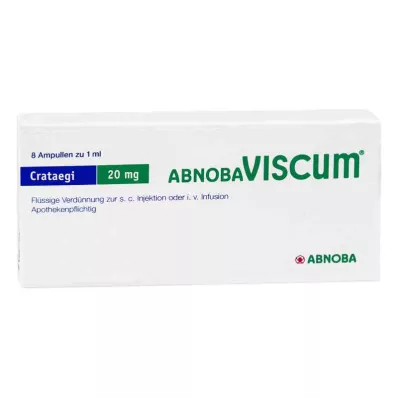 Abnobaviscum Crataegi fiale da 20 mg (8 pz) Abnobaviscum Crataegi fiale da 20 mg (8 pz)