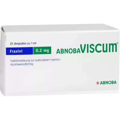 ABNOBAVISCUM Fraxini 0,2 mg fiale, 21 pz