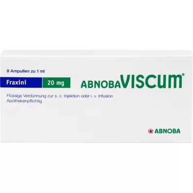 ABNOBAVISCUM Fraxini 20 mg fiale, 8 pz