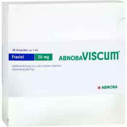 ABNOBAVISCUM Fraxini 20 mg fiale, 48 pz