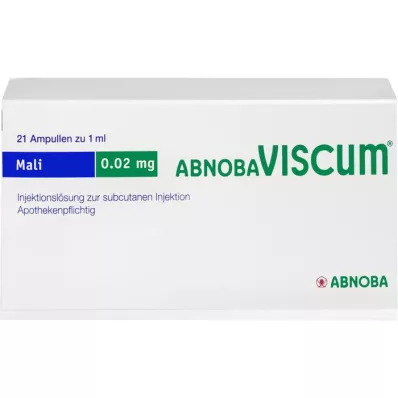 ABNOBAVISCUM Fiale Mali 0,02 mg, 21 pz