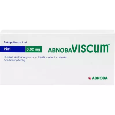 ABNOBAVISCUM Fiale Pini 0,02 mg, 8 pz