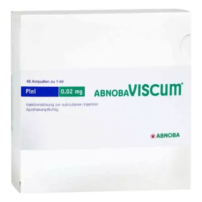 ABNOBAVISCUM Fiale Pini 0,02 mg, 48 pz