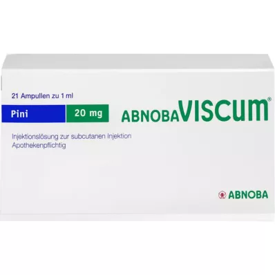 ABNOBAVISCUM Fiale Pini 20 mg, 21 pz