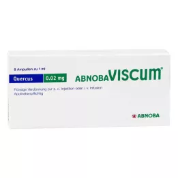 ABNOBAVISCUM Quercus 0,02 mg fiale, 8 pz