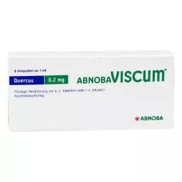 ABNOBAVISCUM Quercus 0,2 mg fiale, 8 pz
