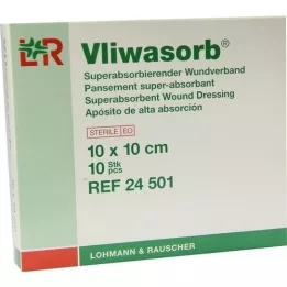 VLIWASORB superabsorb.absorb.comp.sterile 10x10 cm, 10 pz