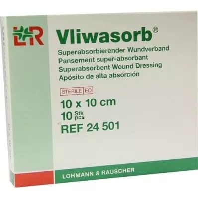 VLIWASORB superabsorb.absorb.comp.sterile 10x10 cm, 10 pz