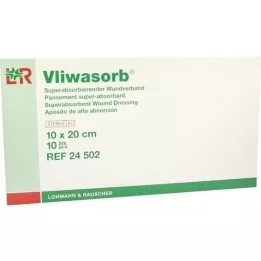 VLIWASORB superabsorb.absorb.comp.sterile 10x20 cm, 10 pz