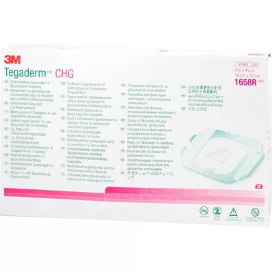 Tegaderm 3M Chg e.v.Nastro di fissaggio 10x12 cm 1658R, 25 pz Tegaderm 3M Chg e.v.Nastro di fissaggio 10x12 cm 1658R, 25 pz
