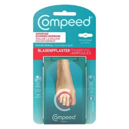 COMPEED Cerotto per vesciche sulle dita dei piedi, 8 pezzi