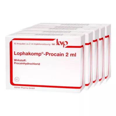 LOPHAKOMP Procaina 2 ml soluzione iniettabile, 50X2 ml