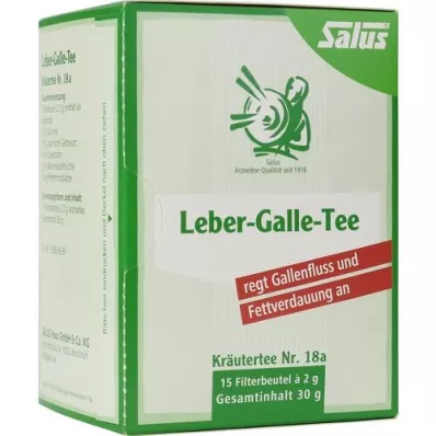 LEBER GALLE-Tè Tisana n.18a Salus in filtro, 15 pz