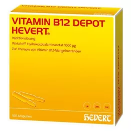 VITAMIN B12 DEPOT Fiale Hevert, 100 pz