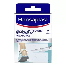 HANSAPLAST Arresto di pressione trasparente, cuscinetto di protezione, 2 pz